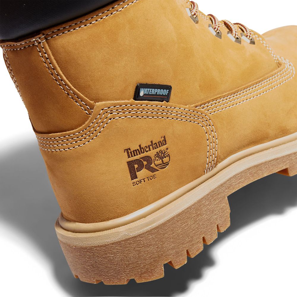 Botas de Trabajo Timberland Argentina Mujer - Pro® Direct Attach 6\" Soft Toe - Marrones - QMHRVB-248